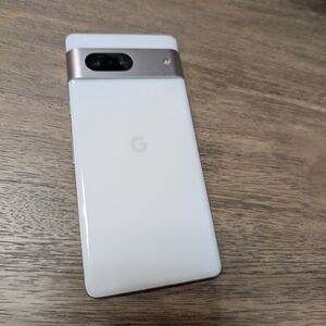 Pixel 7 Google Smartphone with White and Silver Finish